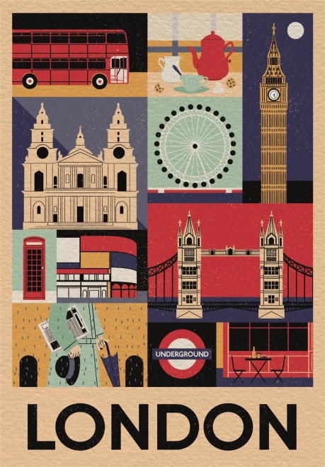 CLEMENTONI Puzzle Style in the City: London 1000 dijelova