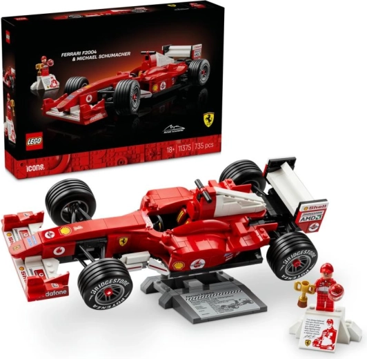 Lego Icons Ferrari F2004 i Michael Schumacher set