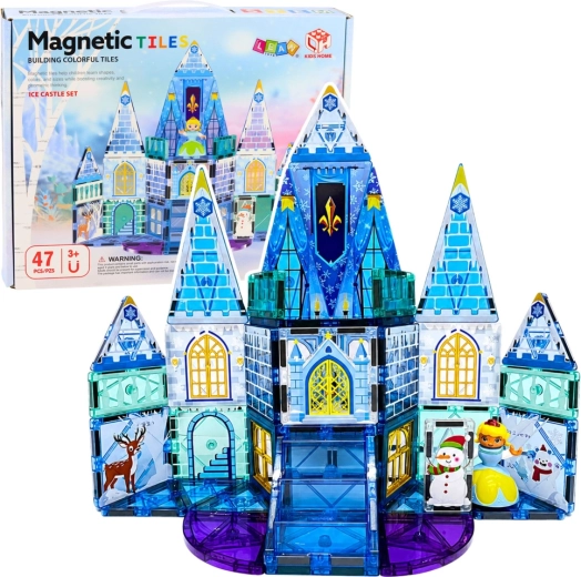 Magnetni konstrukcijski dijelovi ledeni dvorac princeze (47 dijelova)