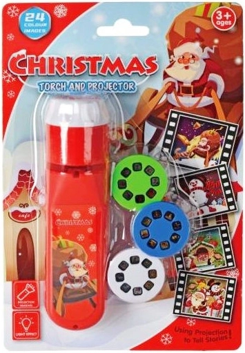 Christmas projector with slide projections – magical flashlight