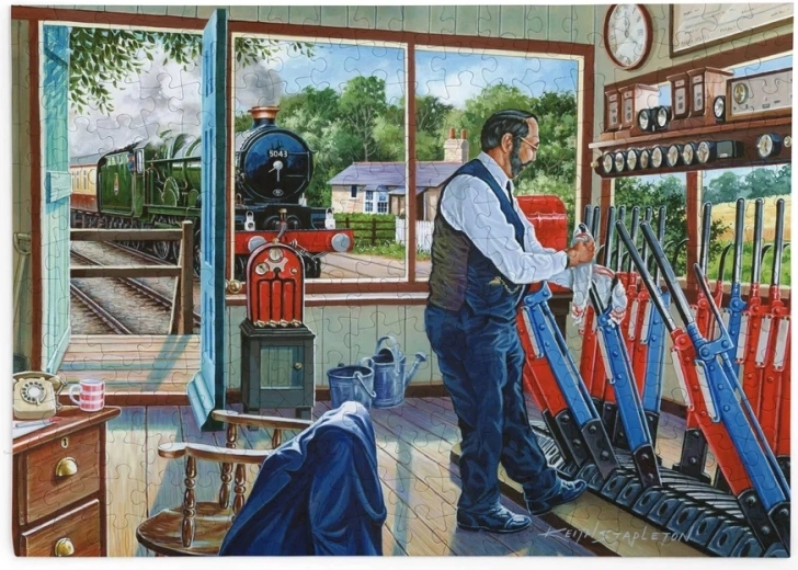 House of Puzzles Railway Signalman's Office Puzzle, 250 Large Pieces