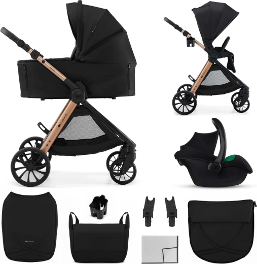 Kinderkraft kombinirana kolica Vesto 2 3u1 black