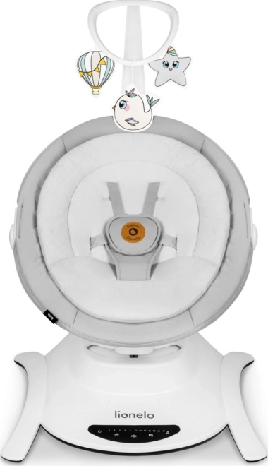 Lionelo dječja ljuljačka Bella sivi beton