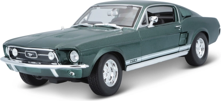 Maisto model automobila Ford Mustang GTA Fastback 1967 1:18 zeleni metalik, metalni
