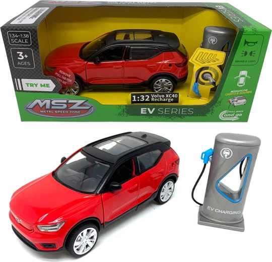 Metalni model 1:32 Volvo XC40 Recharge sa svjetlima i zvukovima