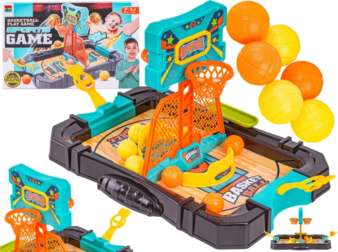 Tabletop skill game mini basketball