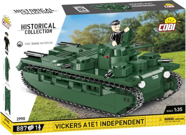 Konstrukcijski set tenka Vickers A1E1 Independent
