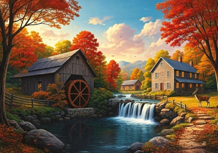 Puzzle jelen kod slapišta 1000 dijelova