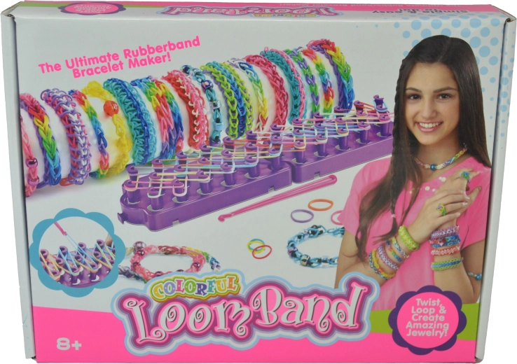 Kreativni set gumica 1200 kom s pletilom