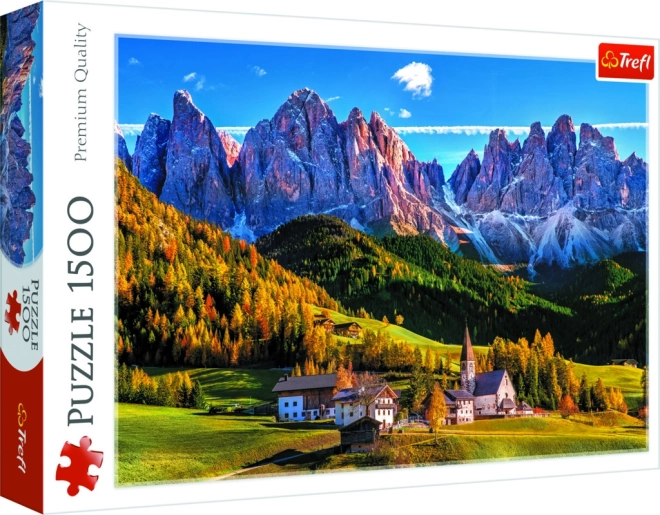 Puzzle Val di Funes, Dolomiti – 1500 dijelova Trefl
