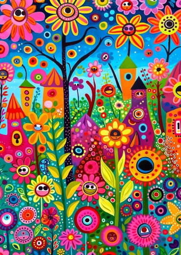 Enjoy puzzle Razigrani vrt 1000 dijelova