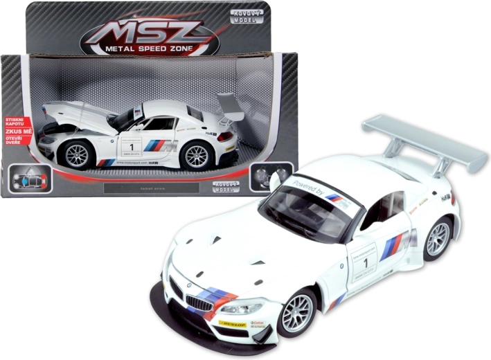 Metalni model automobila 1:24 BMW Z4 GT3 sa svjetlom i zvukom
