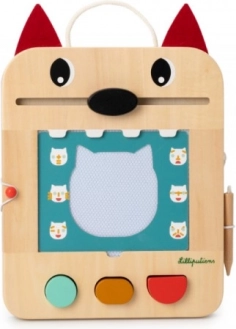 Čarobna ploča za crtanje LILLIPUTIENS – vuk Ludvig