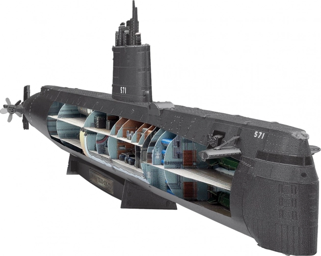 Metalne 3D puzzle METAL EARTH Premium – podmornica USS NAUTILUS