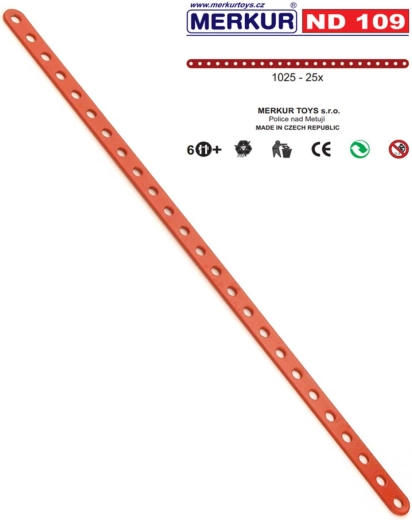 Merkur rezervni dio ND109 – metalne trake s 25 rupica (25 kom)
