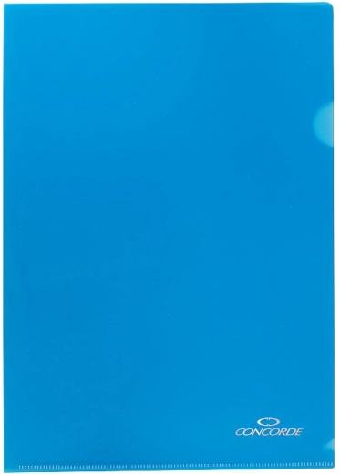 Uložna mapa L A4 CONCORDE, 180 mikrona, plava, 10 kom