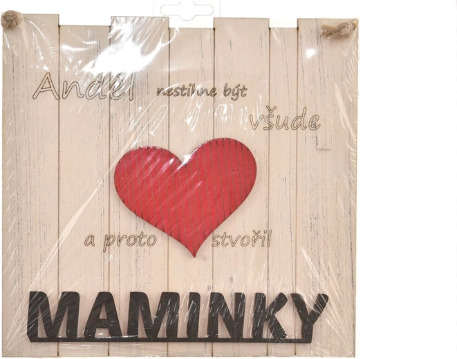 Drvena pločica „Mamama…“ 21 × 21 cm