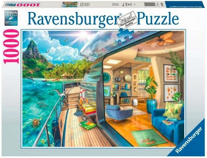Puzzle od 1000 dijelova – plovidba u tropima RAVENSBURGER