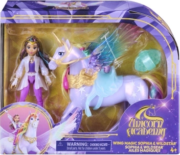 Unicorn Academy čarobna krila Wildstar i Sofia 11 cm