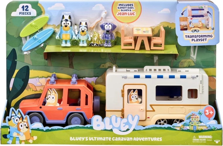 Bluey set Cruiser s kamp-prikolicom