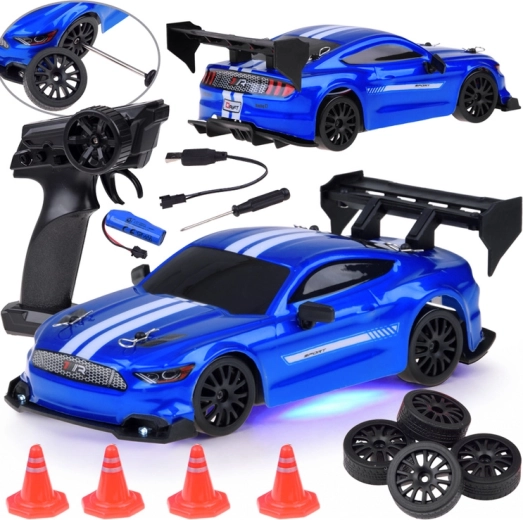 Remote-controlled 4x4 sports car with drift function 1:24