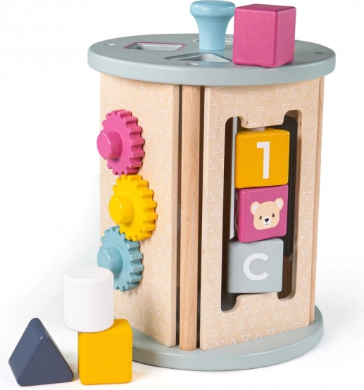 Motorički aktivni valjak BIGJIGS TOYS od FSC drva