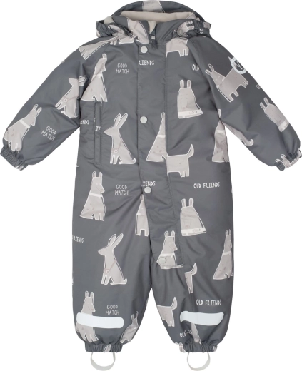 Leokid winter snowsuit Old friends gray 9–12 months (size 74)