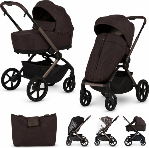 Adamex Como kombinirana kolica 2 u 1 Chocolate Brown