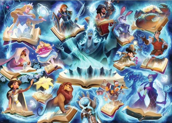 Ravensburger slagalica Disney Lorcana Glimmers of the Realm – Safír (1000 dijelova)