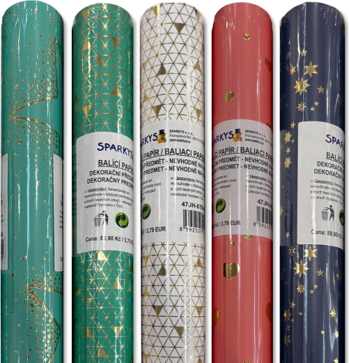 Papir za omatanje 200 × 70 cm – više motiva