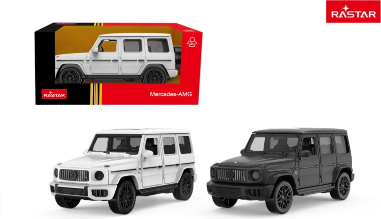 Metalni model auta Rastar Mercedes AMG G63 bijeli 1:43