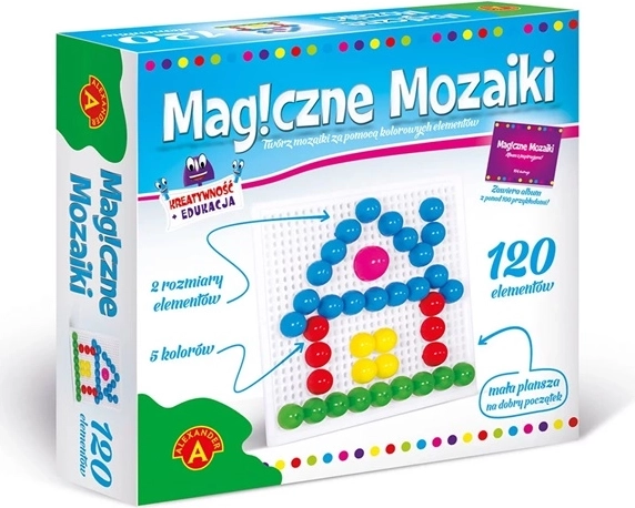Magični mozaici – kreativni i edukativni set od 120 dijelova
