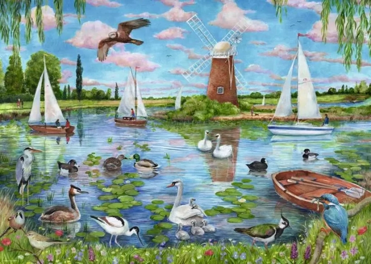 Ravensburger puzzle Tajne života u Engleskoj 1000 dijelova