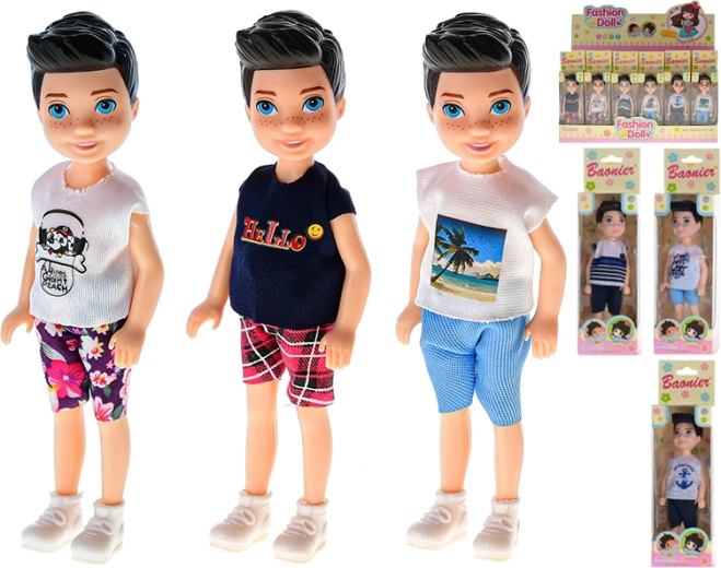 Modna figurica 14 cm – zglobna plastična lutkica za kreativnu igru