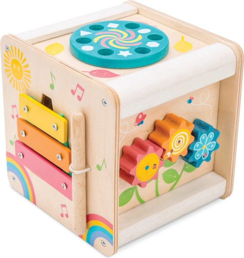 Educational wooden activity cube Le Toy Van