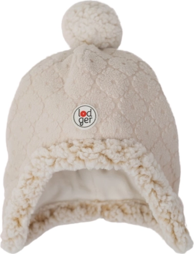 Lodger fleece hat Hatter Folklore Fleece Birch (3–6 months) - 1 piece