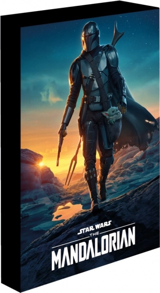 Svjetleća LED slika 30x40 cm Mandalorian