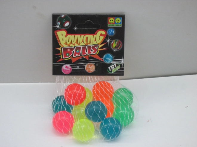 Set of 12 Bouncing Balls 2.5 cm