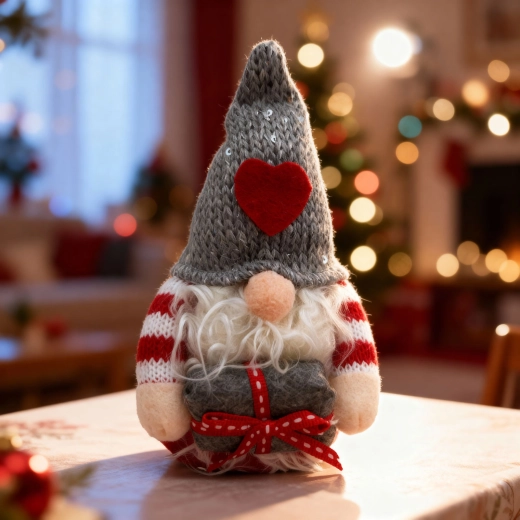 Scandinavian Christmas gnome 16 cm