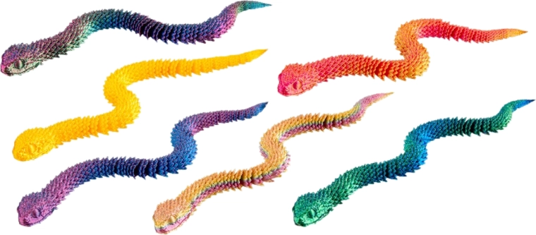 Magijska 3D zmija 30 cm