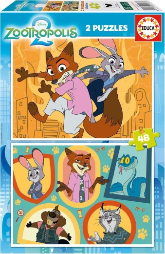 Educa puzzle Zootropolis, 2×48 dijelova