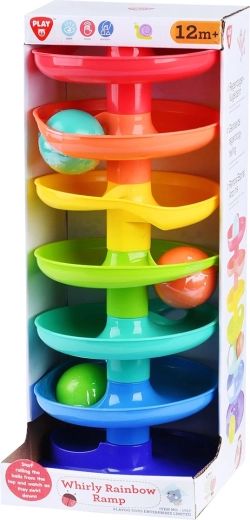 Playgo Spiral Rainbow Ramp - 1 piece