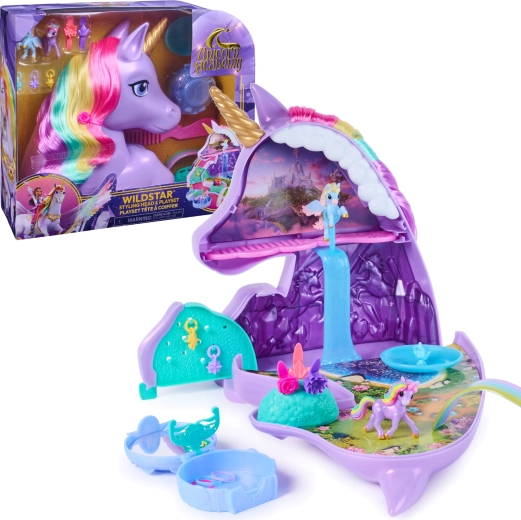 Unicorn Academy Wildstar – glava za češljanje i igraći set 2 u 1