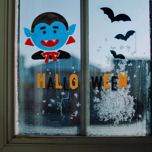 Halloween Gel Window Decoration - 1 piece