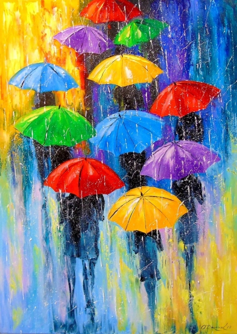 Slagalica Kišni dan 1000 dijelova