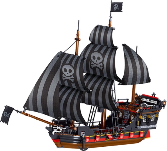 Konstruktorski set piratski brod, 968 dijelova