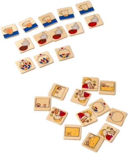 Toys for Life picture sequencing – from full to empty (learning about volume)