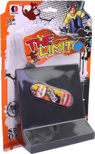 Skateboard za prste (fingerboard) set s rampom - 1 komad