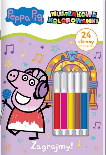 Peppa Pig – Color-by-Number, Part 4: Let’s Play! + 5 Markers