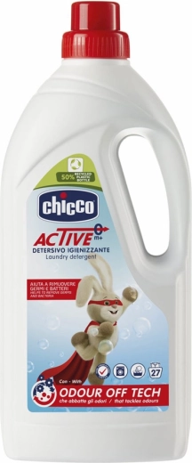 Chicco tekući deterdžent Active 1,5 l za bebe (27 pranja)